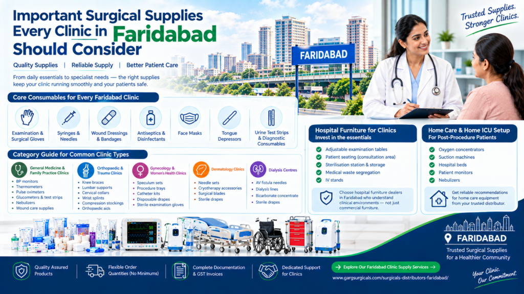 Medical Equipment Suppliers in Faridabad | Garg Surgicals