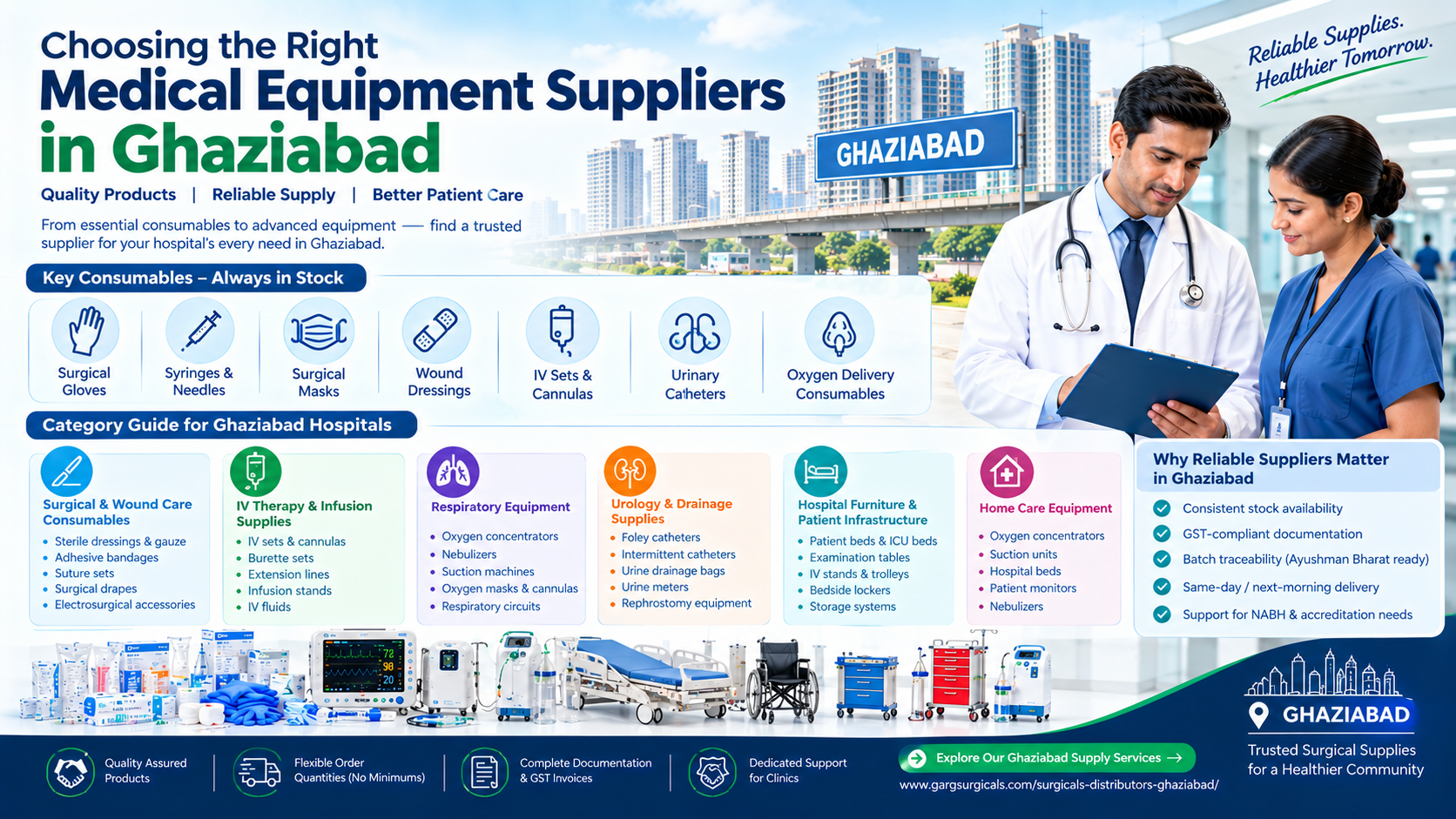 Choosing the Right Medical Equipment Suppliers in Ghaziabad