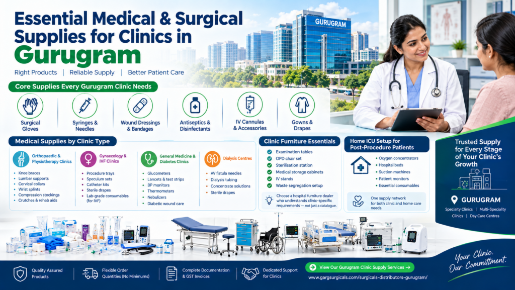 Medical Equipment Suppliers in Gurugram | Surgical Supplies Guide
