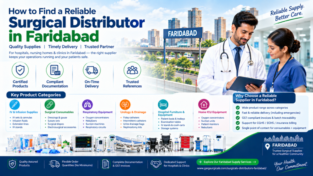 Surgical Distributors in Faridabad | Reliable Medical Suppliers