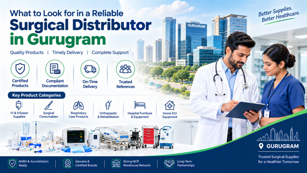 What to Look for in a Reliable Surgical Distributor in Gurugram