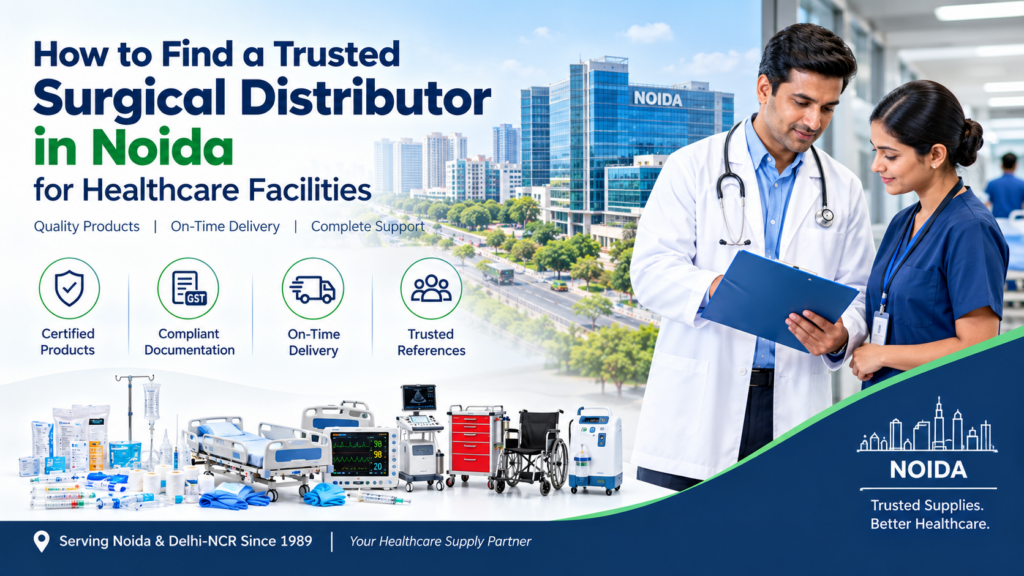Surgicals Distributors in Noida: How to Choose a Trusted Supplier